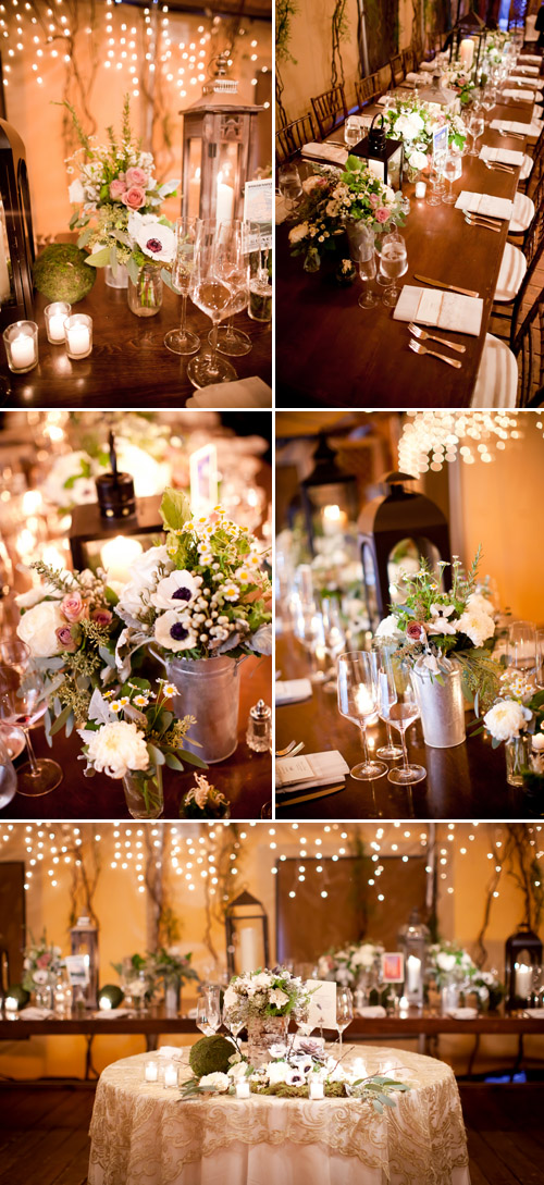 rustic sage, ivory and purple wedding in Santa Barbara, CA, photo by Jessica Lewis Photography via JunebugWeddings.com