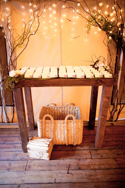 rustic sage, ivory and purple wedding in Santa Barbara, CA, photo by Jessica Lewis Photography via JunebugWeddings.com