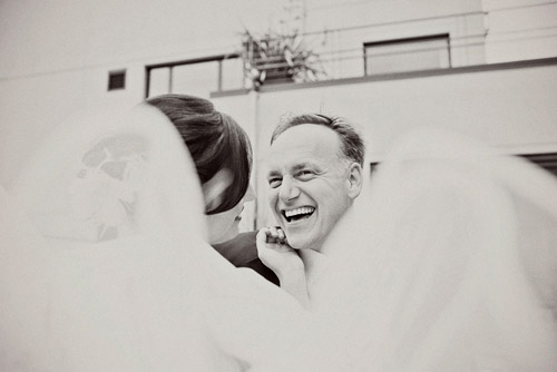 Sweet smiles at San Francisco City Hall wedding, photo by Paco and Betty