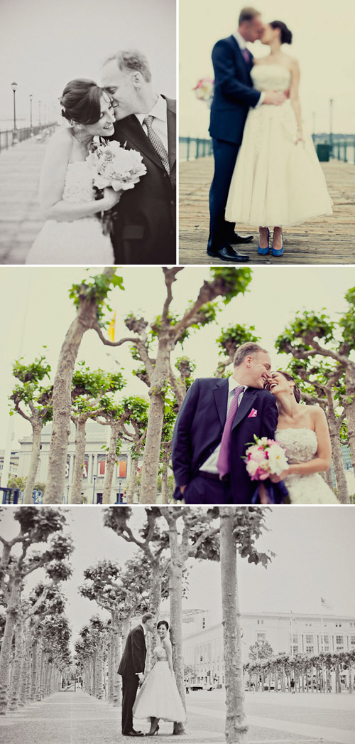 Pretty San Francisco wedding at City Hall sweet smiles, photos by Paco and Betty