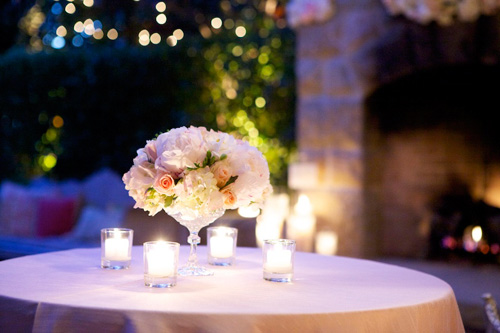 romantic dinner party wedding at San Ysidro Ranch, La Fete Wedding designs - photos by California wedding photographers BB Photography