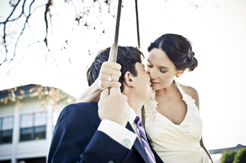 Sea-side wedding at Sunset Bungalow at Kinney Farm, Narragansett, Rhode Island, photos by JAGstudios