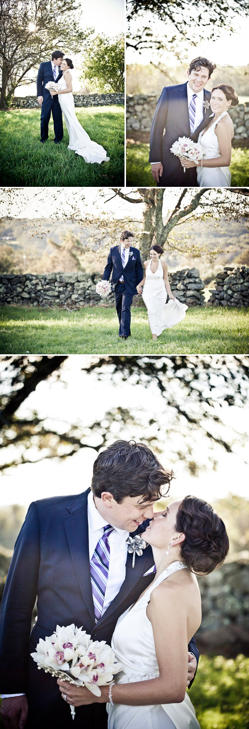 Sea-side wedding at Sunset Bungalow at Kinney Farm, Narragansett, Rhode Island, photos by JAGstudios