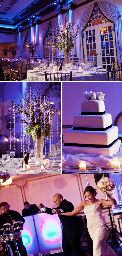 Sparkly Wedding Reception Decor, Photo by STAK Photography Duo