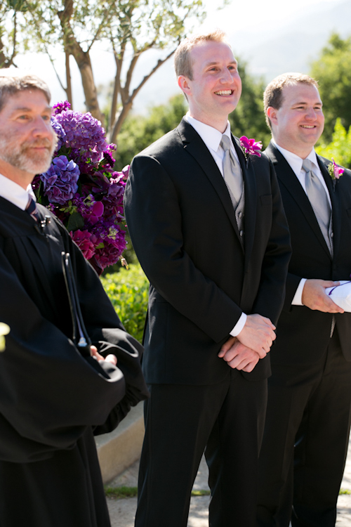 California estate wedding with elegant purple color palette, photos by Stephanie Hogue Photography | junebugweddings.com