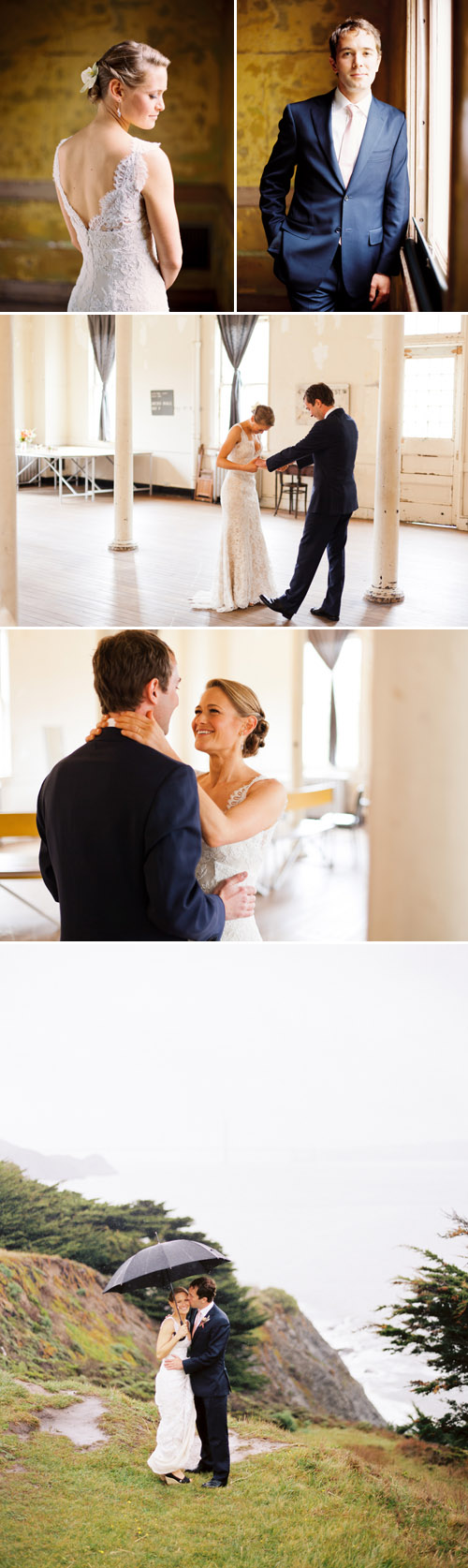 Springtime Sausalito Wedding with Orange Decor - Flowers by Studio Choo - Photos by Mastin Studio | Junebug Weddings