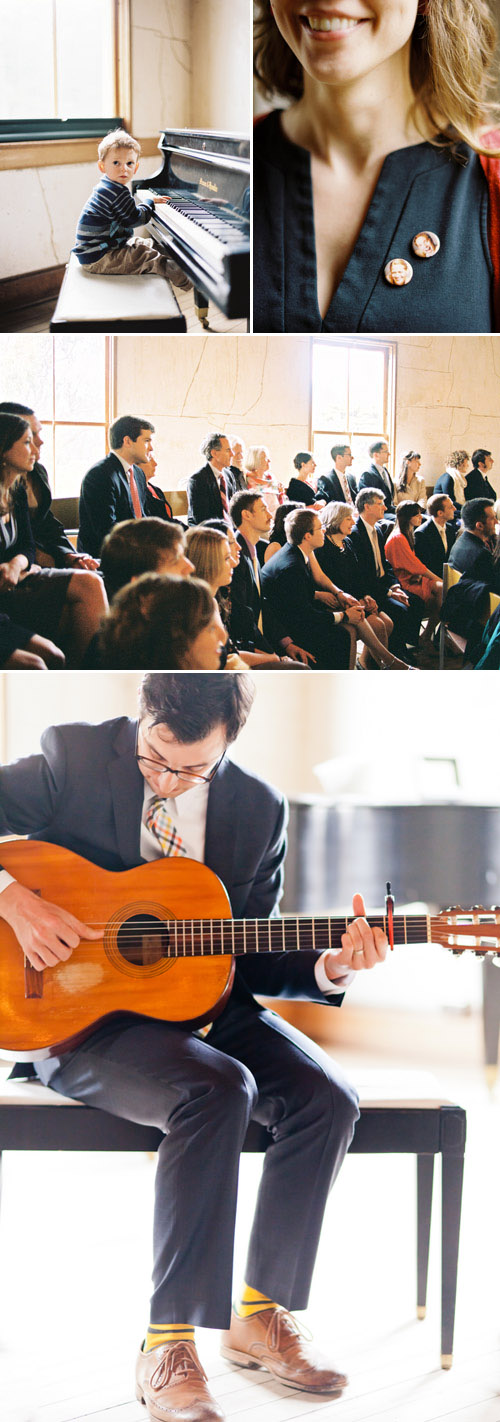 Springtime Sausalito Wedding with Orange Decor - Flowers by Studio Choo - Photos by Mastin Studio | Junebug Weddings