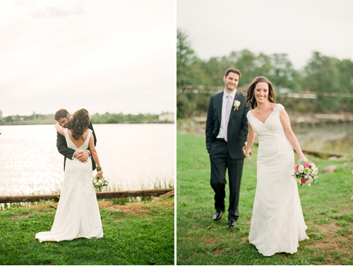 Staten Island, New York wedding with a red and purple color palette, photos by Jen Lynne Photography