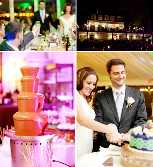 Staten Island, New York wedding with a red and purple color palette, photos by Jen Lynne Photography