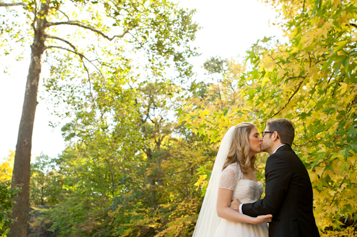 Garden wedding at The Stone Mill at The New York Botanical Garden - photos by E. Leigh Photography | junebugweddings.com