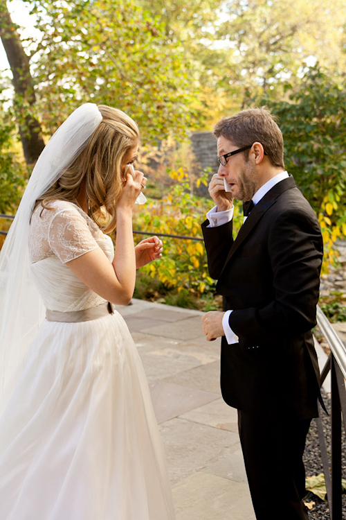 Garden wedding at The Stone Mill at The New York Botanical Garden - photos by E. Leigh Photography | junebugweddings.com