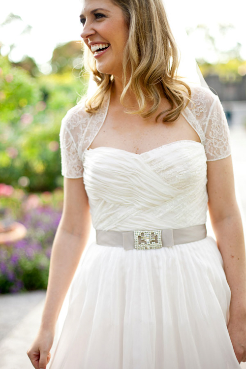 Garden wedding at The Stone Mill at The New York Botanical Garden - photos by E. Leigh Photography | junebugweddings.com