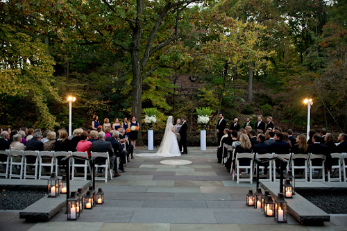 Garden wedding at The Stone Mill at The New York Botanical Garden - photos by E. Leigh Photography | junebugweddings.com