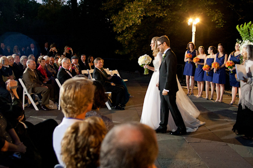 Garden wedding at The Stone Mill at The New York Botanical Garden - photos by E. Leigh Photography | junebugweddings.com