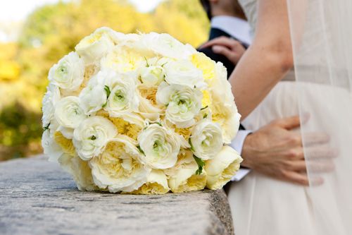 Garden wedding at The Stone Mill at The New York Botanical Garden - photos by E. Leigh Photography | junebugweddings.com