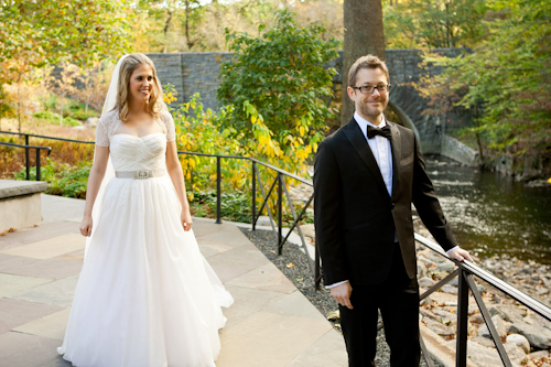 Garden wedding at The Stone Mill at The New York Botanical Garden - photos by E. Leigh Photography | junebugweddings.com