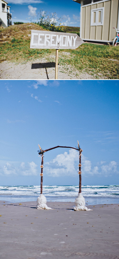 Beach Wedding At Cinnamon Shore In Texas Junebug Weddings