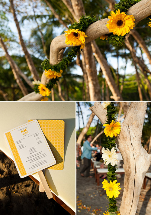 Destination Beach Wedding, Playa Hermosa, Costa Rica; Photos by A Brit and A Blond | Junebug Weddings