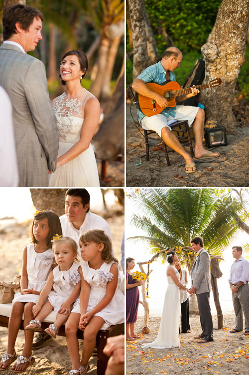 Destination Beach Wedding, Playa Hermosa, Costa Rica; Photos by A Brit and A Blond | Junebug Weddings