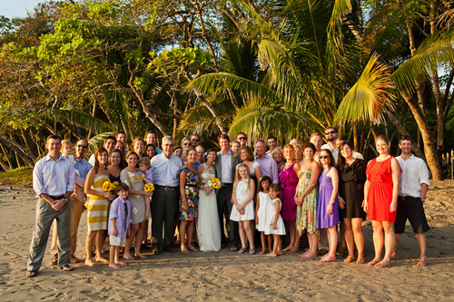 Destination Beach Wedding, Playa Hermosa, Costa Rica; Photos by A Brit and A Blond | Junebug Weddings