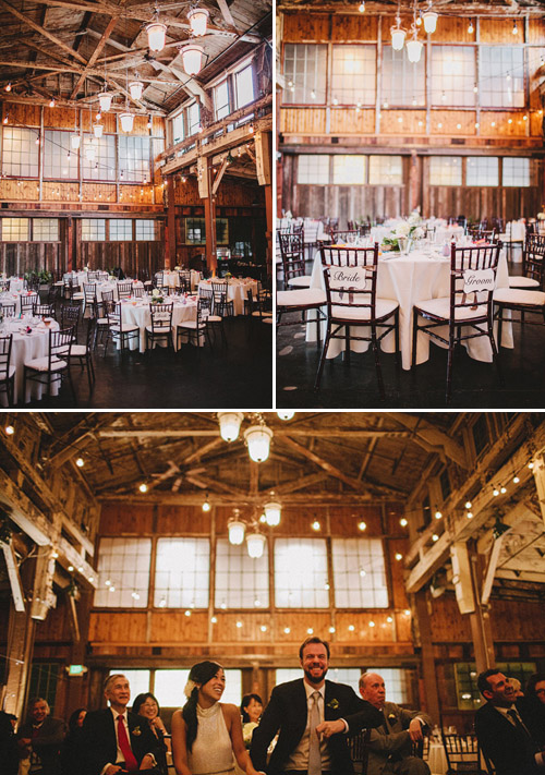 SODO Park Wedding, Photo by Benj Haisch via Junebug Weddings