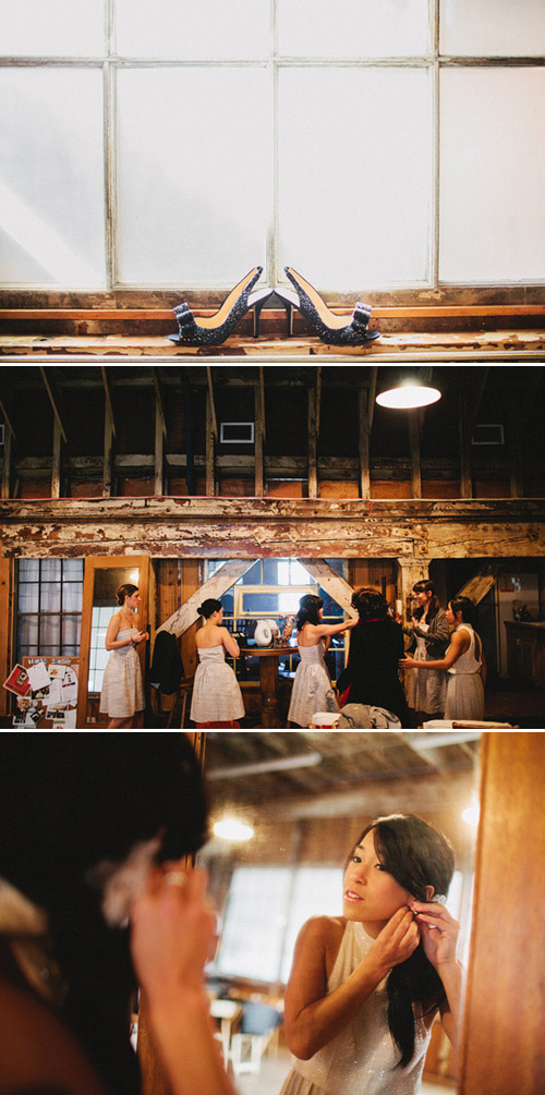 SODO Park Wedding, Photo by Benj Haisch via Junebug Weddings