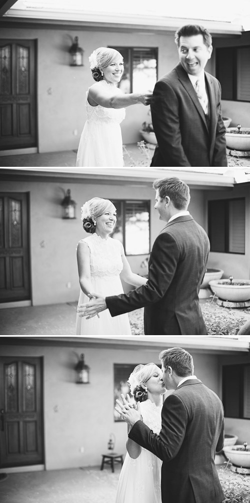 vintage backyard wedding in Phoenix, Arizona, photos by Mike Olbinski Photography