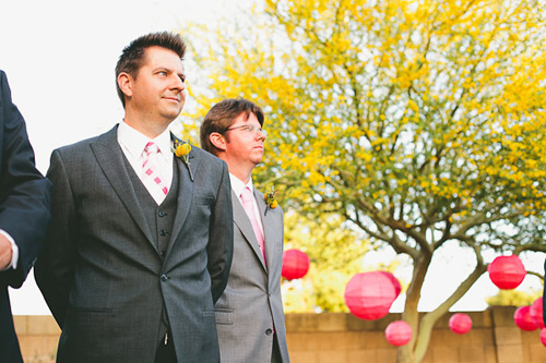 vintage backyard wedding in Phoenix, Arizona, photos by Mike Olbinski Photography