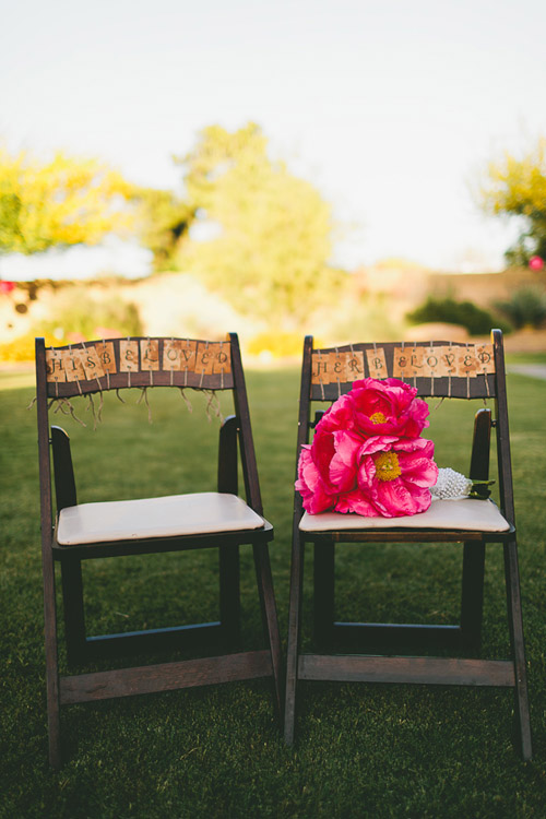 Colorful Backyard Vintage Wedding In Phoenix Az Junebug Weddings