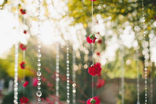 Colorful Backyard Vintage Wedding in Phoenix, AZ | Junebug Weddings