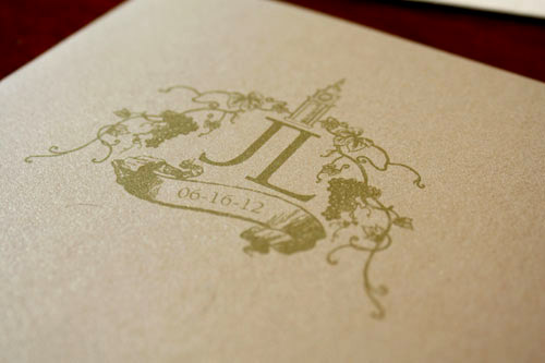 Custom Wedding Invitations by Zenadia Design | via junebugweddings.com