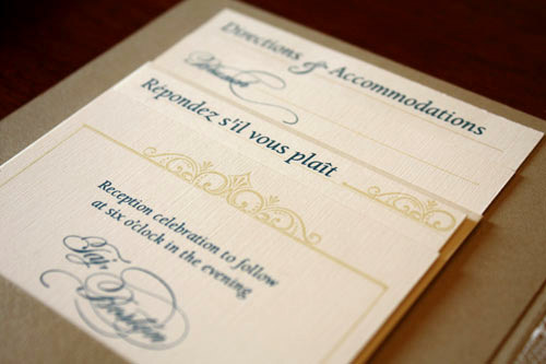 Custom Wedding Invitations by Zenadia Design | via junebugweddings.com