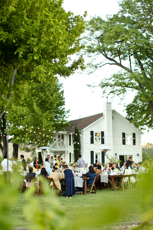 Elegant Yellow Wedding at HammerSky Vineyards - photos by Mike Larson | Junebug Weddings