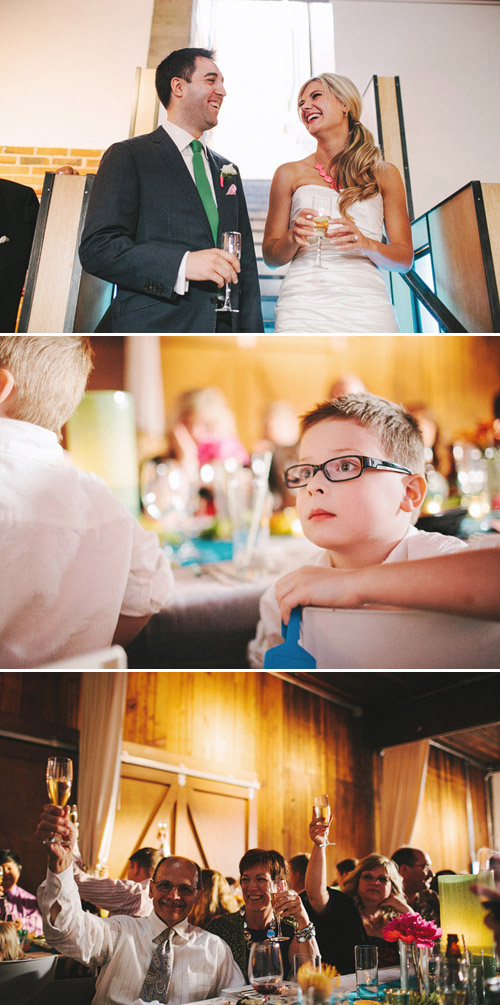 Colorful modern Seattle wedding, photos by Benj Haisch | Junebug Weddings