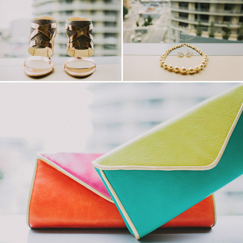 Colorful modern Seattle wedding, photos by Benj Haisch | Junebug Weddings