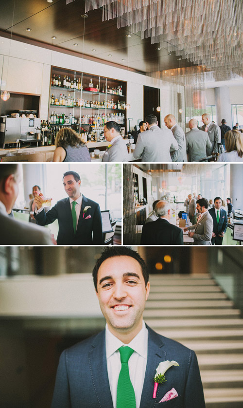 Colorful modern Seattle wedding, photos by Benj Haisch | Junebug Weddings