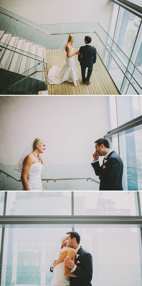 Colorful modern Seattle wedding, photos by Benj Haisch | Junebug Weddings