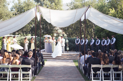 Rustic chic wedding at Maravilla Gardens - photo by Christine Bentley Photography | junebugweddings.com