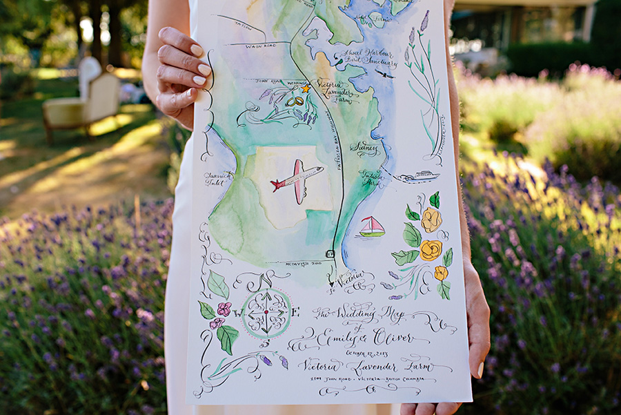 lavender farm wedding inspiration photo shoot with photos by Jennifer Ballard Photography | via junebugweddings.com