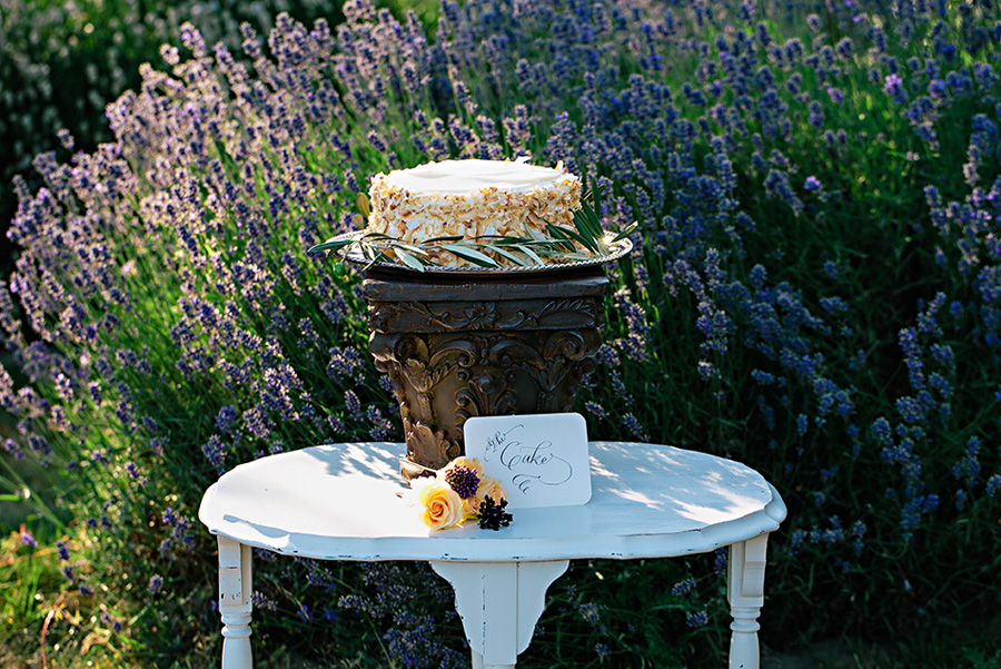 lavender farm wedding inspiration photo shoot with photos by Jennifer Ballard Photography | via junebugweddings.com