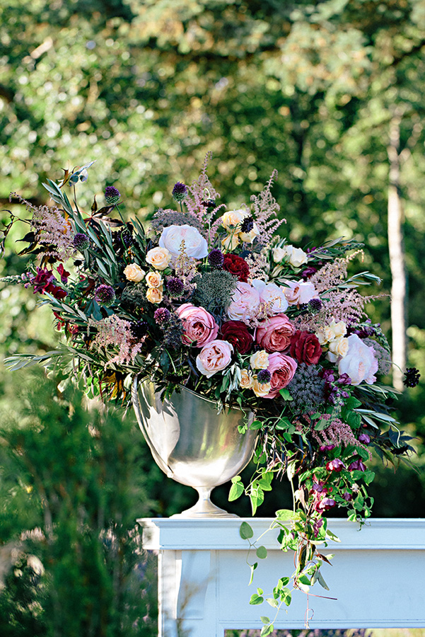 lavender farm wedding inspiration photo shoot with photos by Jennifer Ballard Photography | via junebugweddings.com