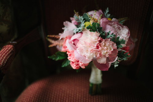 blush pink, yellow and gold wedding at Spruce Meadows in Alberta, Canada - photo by Diane + Mike Photography| via junebugweddings.com