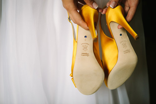 blush pink, yellow and gold wedding at Spruce Meadows in Alberta, Canada - photo by Diane + Mike Photography| via junebugweddings.com