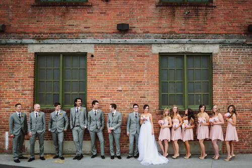 blush pink, yellow and gold wedding at Spruce Meadows in Alberta, Canada - photo by Diane + Mike Photography| via junebugweddings.com