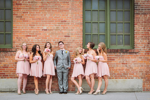 blush pink, yellow and gold wedding at Spruce Meadows in Alberta, Canada - photo by Diane + Mike Photography| via junebugweddings.com