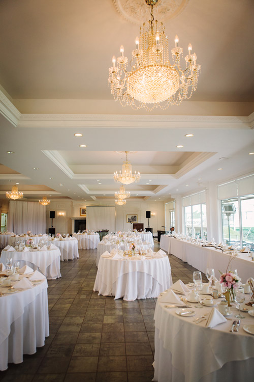 blush pink, yellow and gold wedding at Spruce Meadows in Alberta, Canada - photo by Diane + Mike Photography| via junebugweddings.com