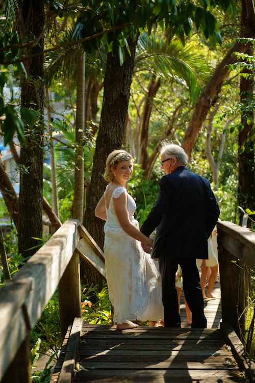 Little Cove, Noosa Australia beach wedding by 37 Frames Photography | junebugweddings.com