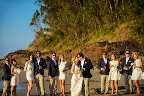 Little Cove, Noosa Australia beach wedding by 37 Frames Photography | junebugweddings.com