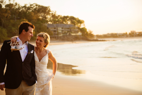 Little Cove, Noosa Australia beach wedding by 37 Frames Photography | junebugweddings.com