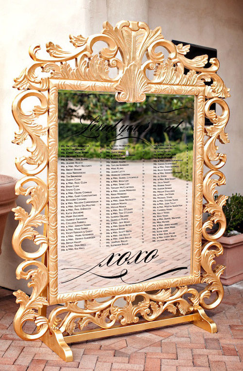 glamorous black, white and gold wedding at The resort at Pelican Hill, photo by APictureLife Photography | junebugweddings.com